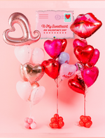 Load image into Gallery viewer, Valentine Helium Balloon Bouquet
