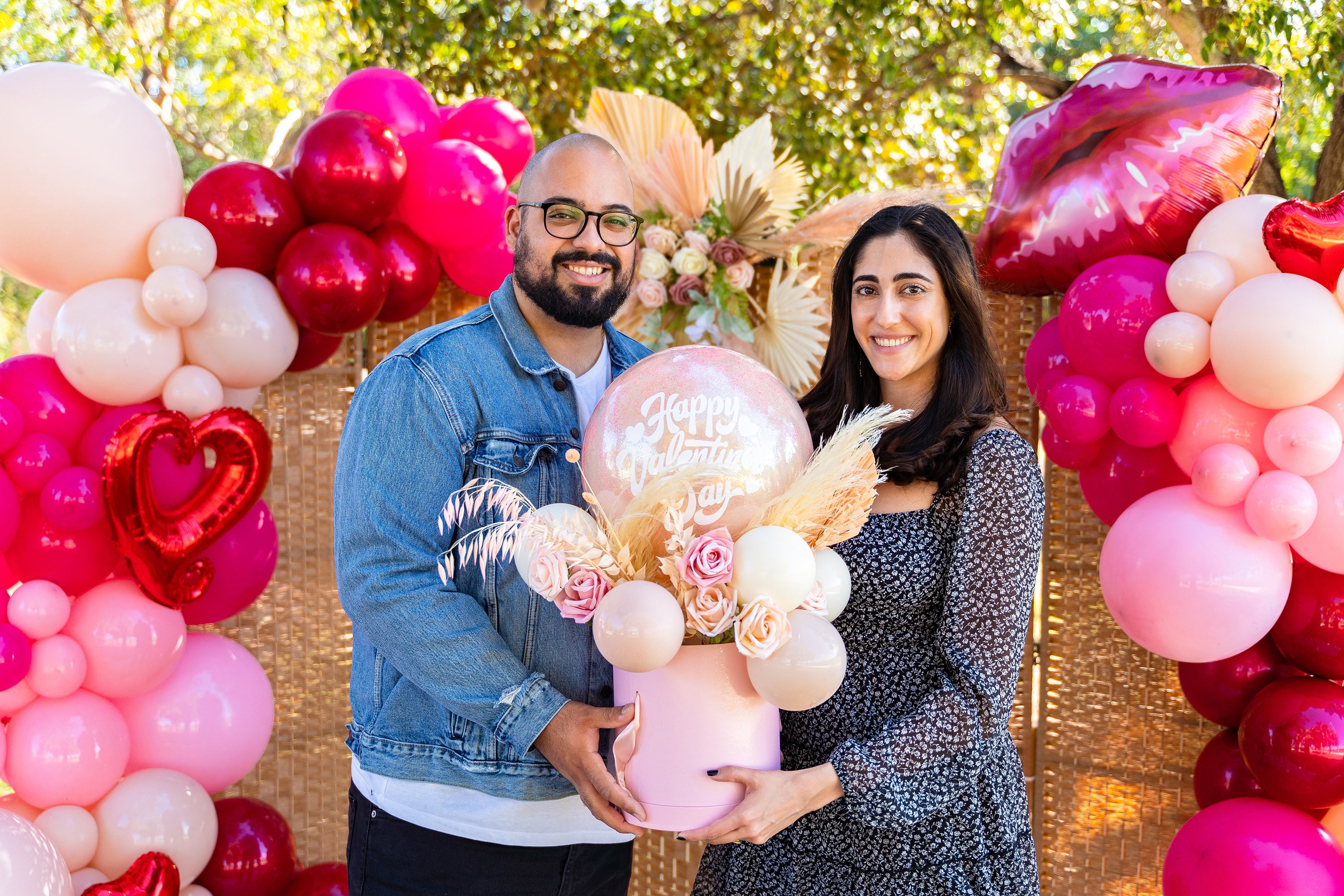 Happy Birthday Bubble Balloon & Smiles Bouquet